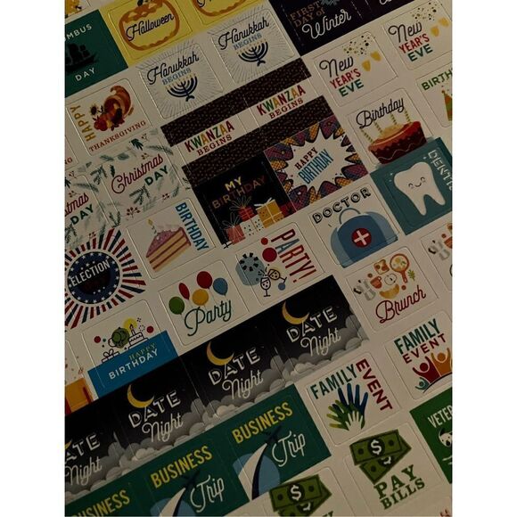 18 Month Planner Inspirational Quotes Coloring Pages & Stickers Office Suppl - Picture 7 of 10